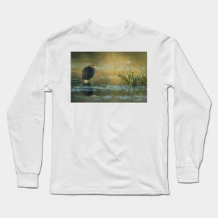 Green Heron Long Sleeve T-Shirt